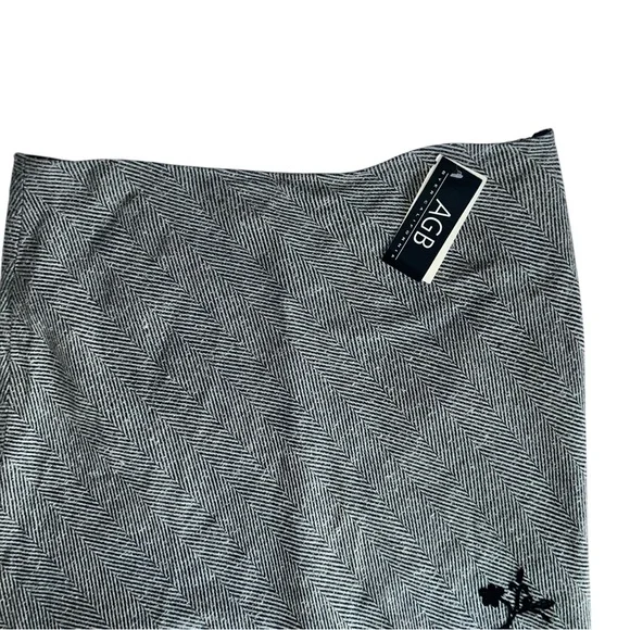 Vintage AGB Byer California Skirt With Embroidery, Size 14, Lined, NWT - Picture 7 of 9